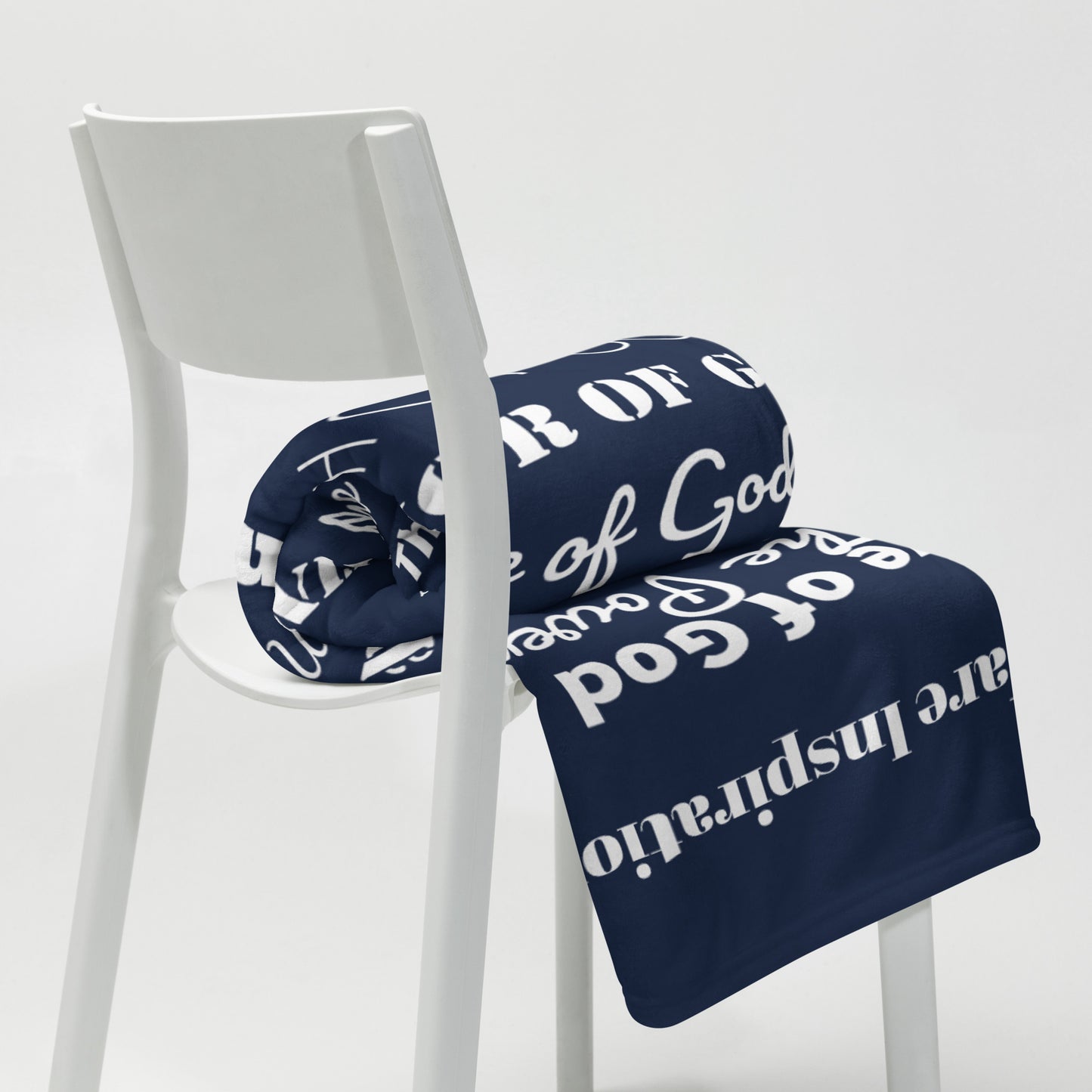 Attributes of God Ceramic Mug - Navy/White