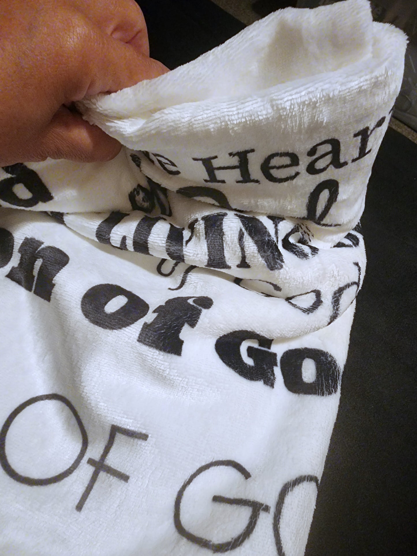 Attributes of God Velvety Soft Throw Blanket
