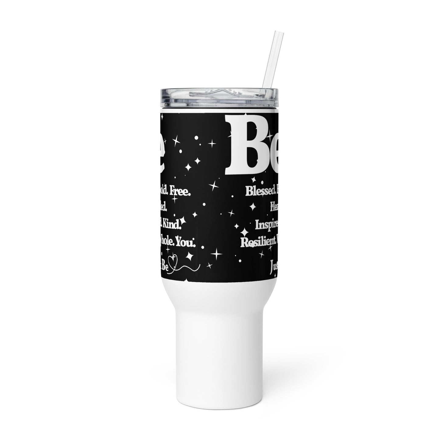 Be Inspired 40 oz Travel mug with a handle - Starry Night