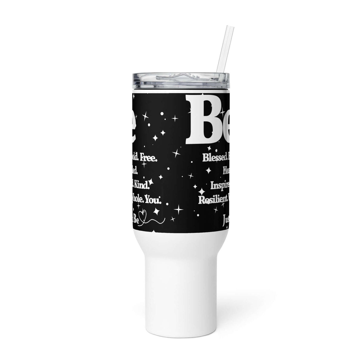 Be Inspired Travel Mug - 40oz Starry Night | Insulated Stainless Steel Tumbler with Handle