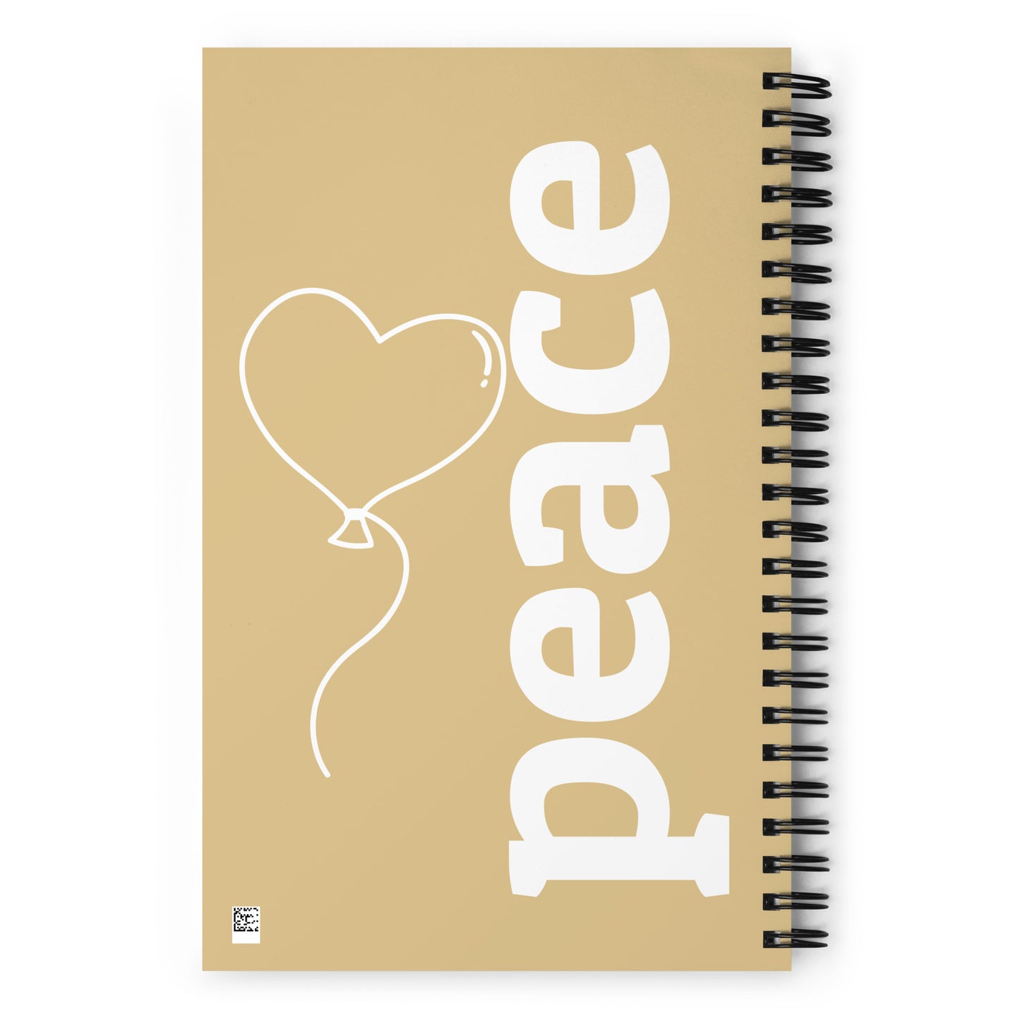 Dear God Spiral notebook - Earthtone