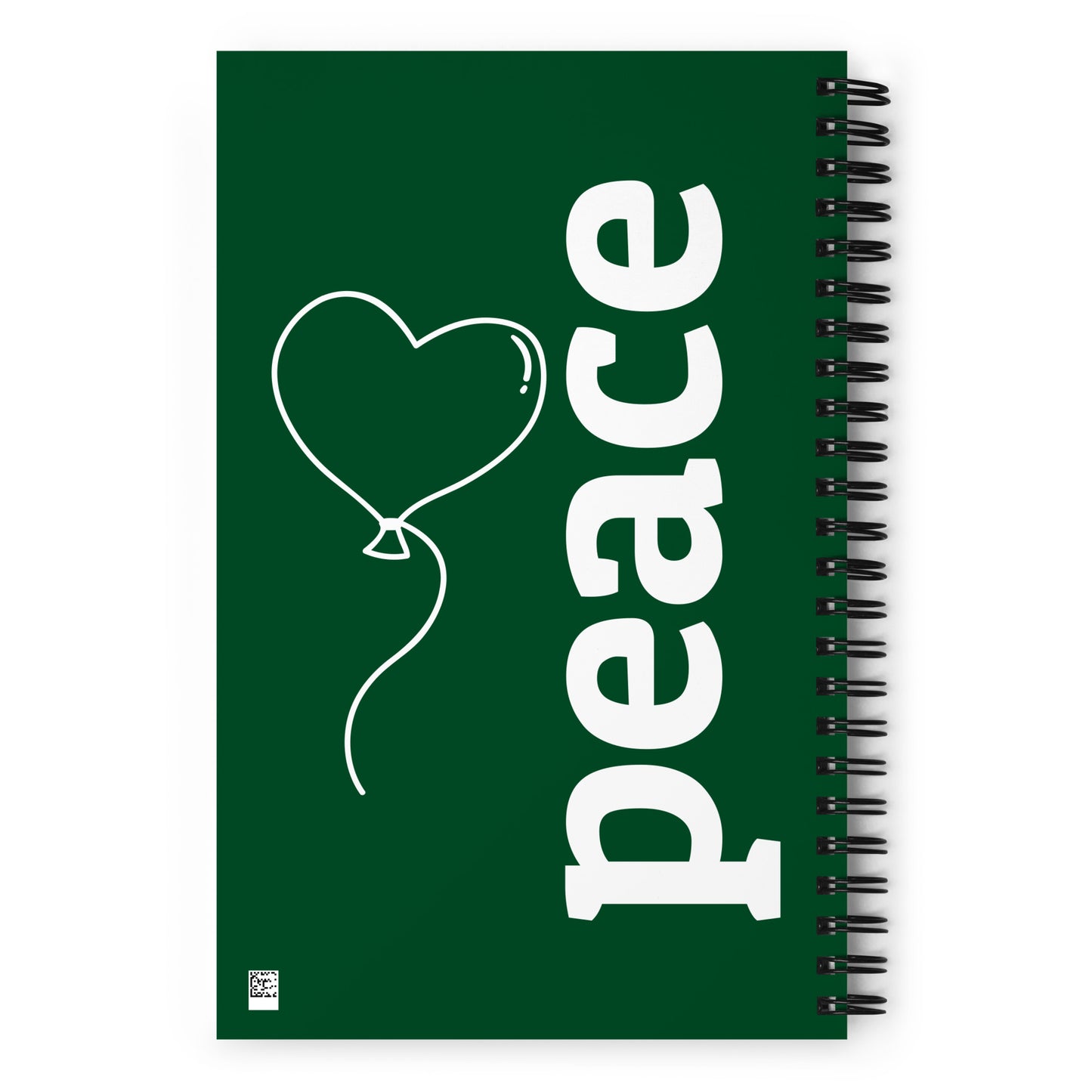 Dear God Forest Green Spiral Notebook | Christian Inspirational Journal 140 Pages