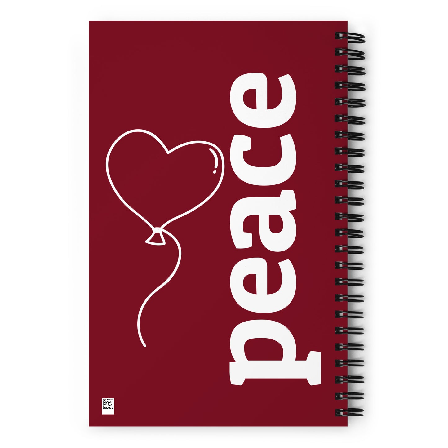 Dear God Maroon Spiral Notebook | Christian Inspirational Journal 140 Pages