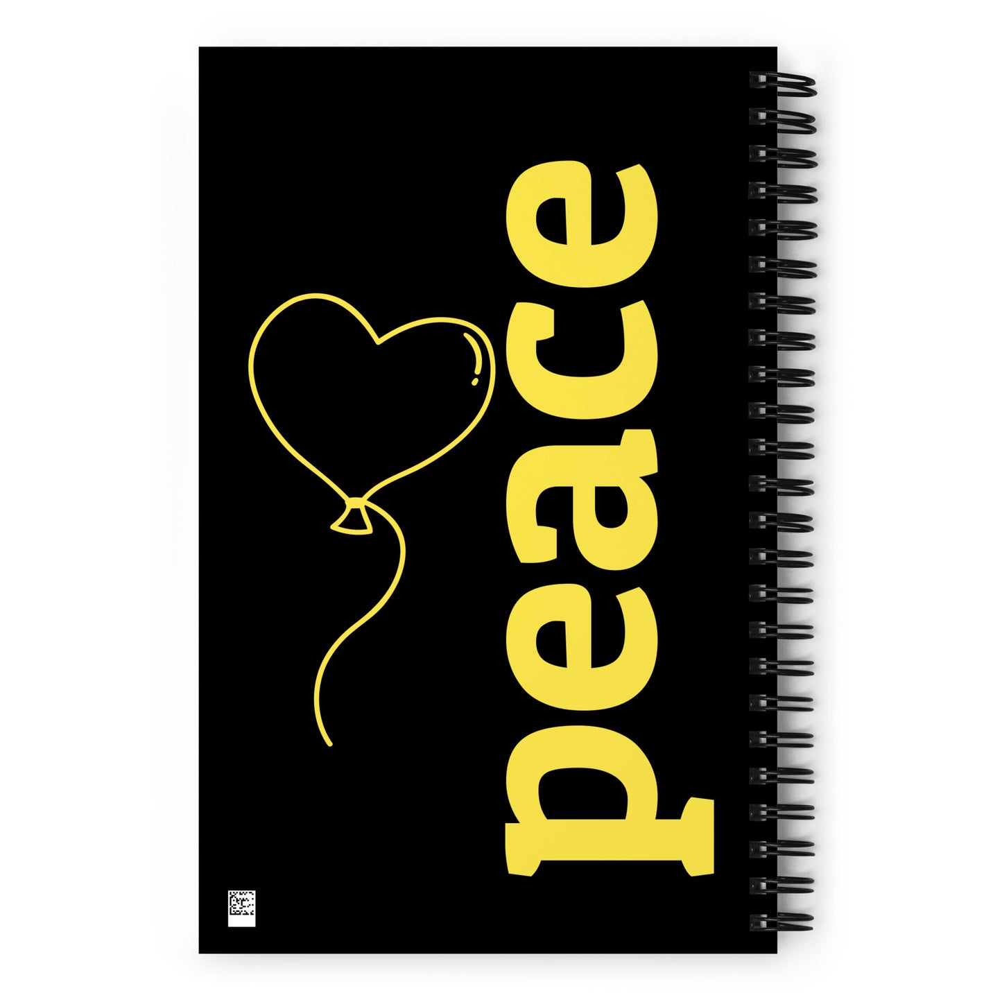 Dear God Spiral notebook - Black/Gold