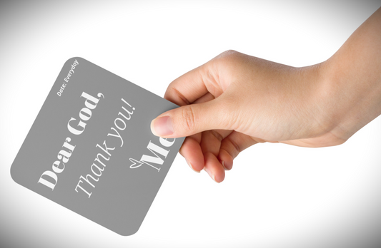 Coaster - Dear God, cork back, Grey