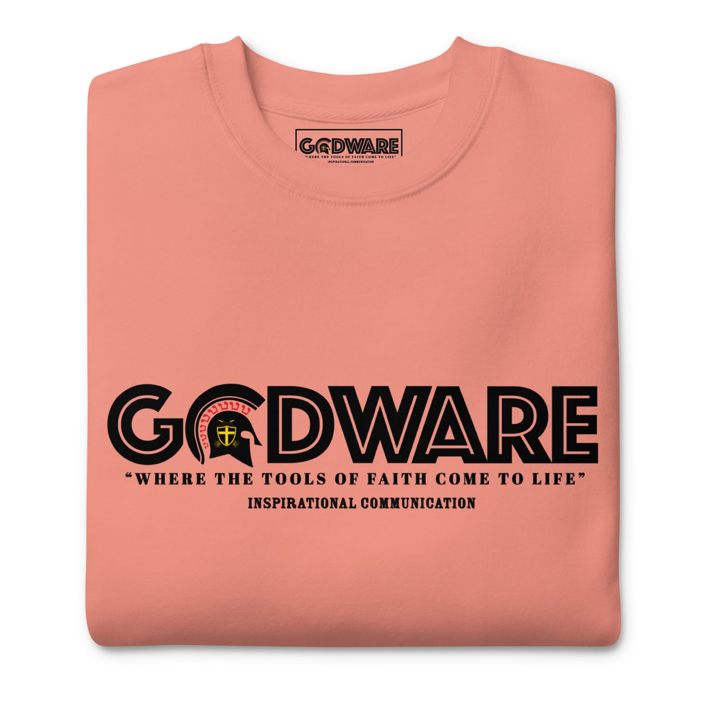 Godware Cotton Crew neck Sweatshirt - Black print