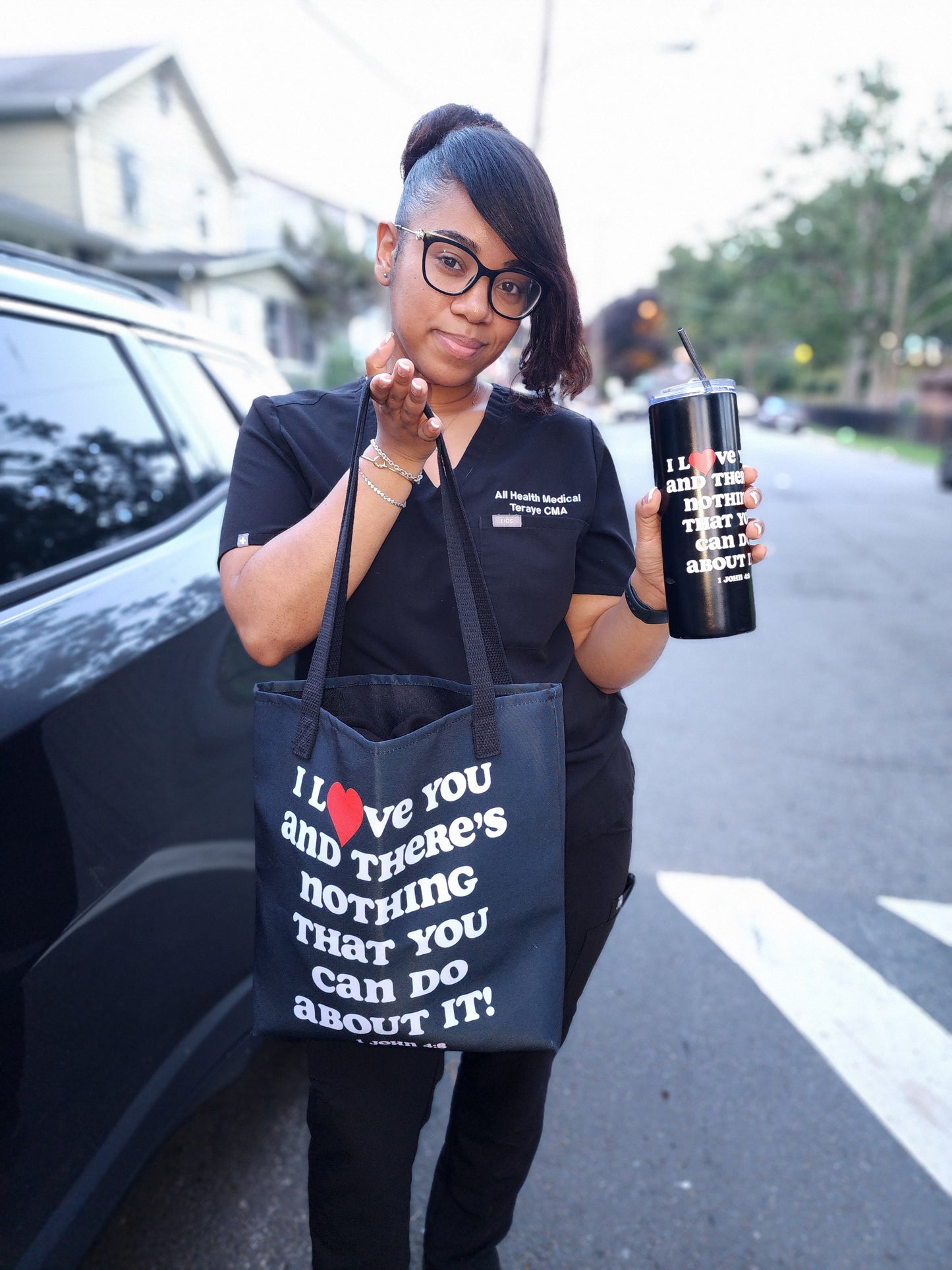 Inspirational Tote - I Love You