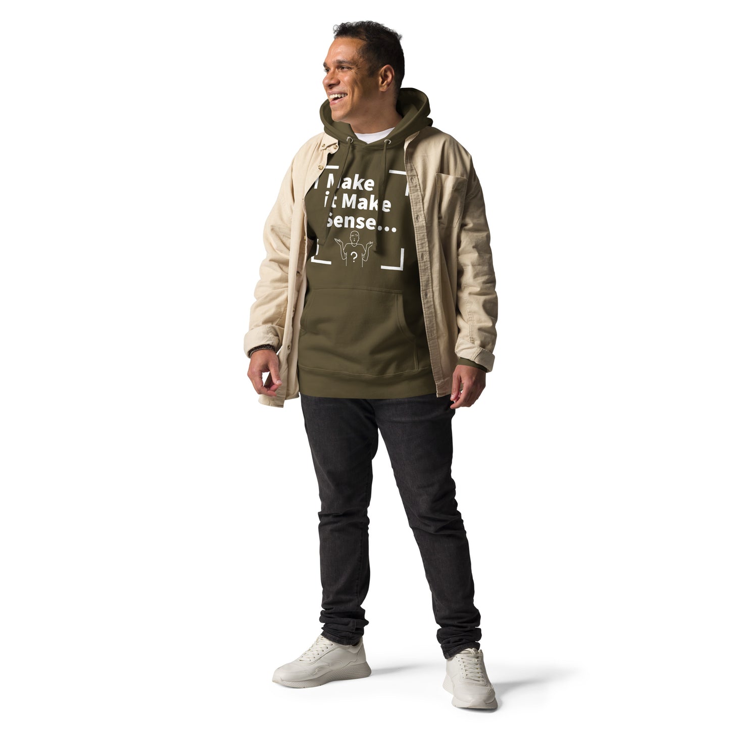 Make Sense Premium Cotton Hoodie-Soft colors