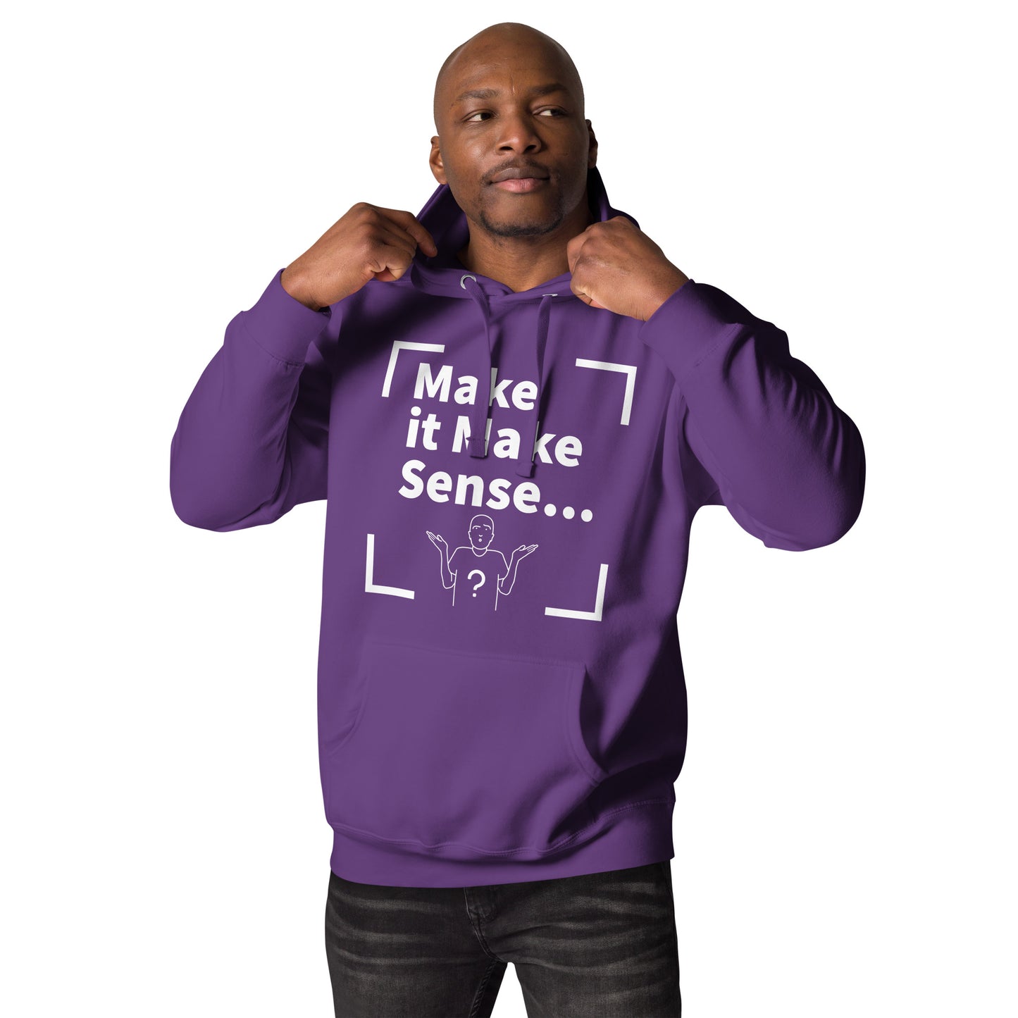 Make Sense Premium Cotton Hoodie-Soft colors