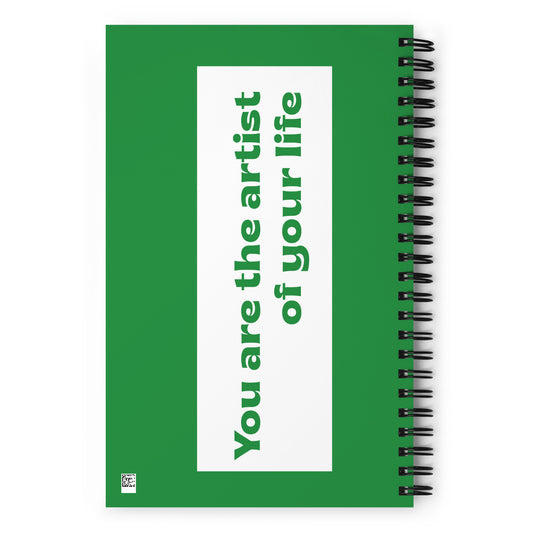 Make it Make Sense Spiral notebook - Green
