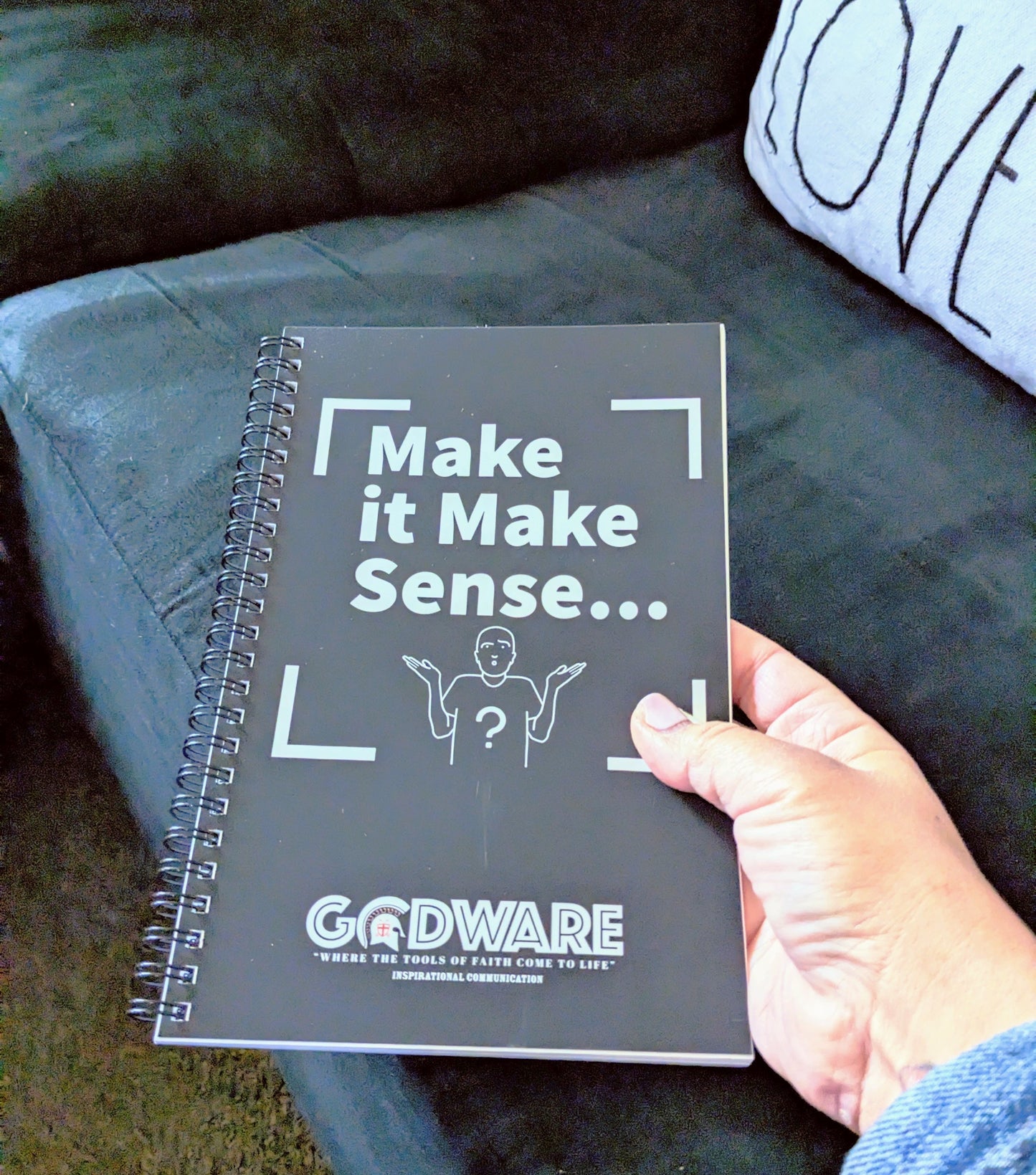 Make it Make Sense Spiral notebook - Black/White