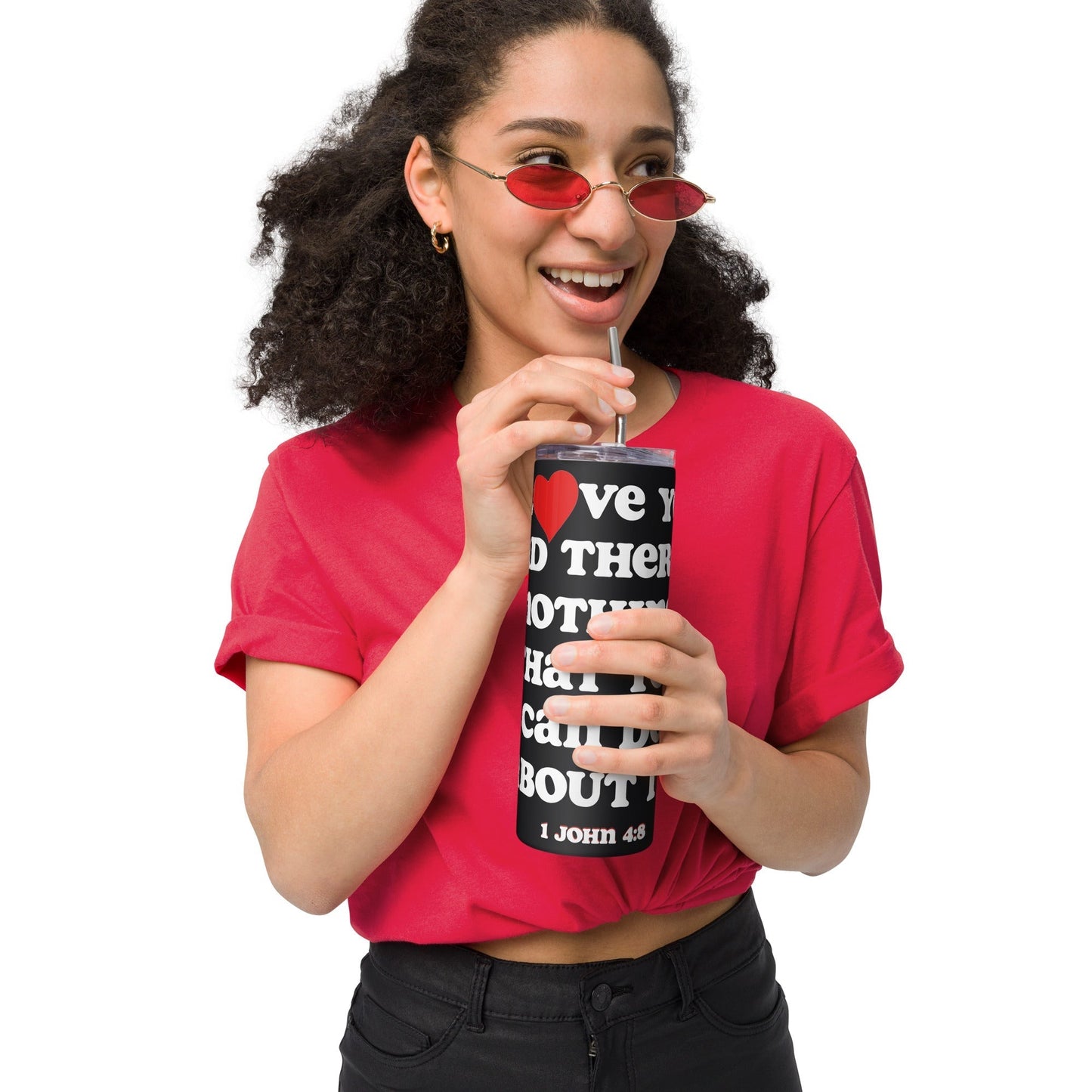 inspirational tumbler - Black