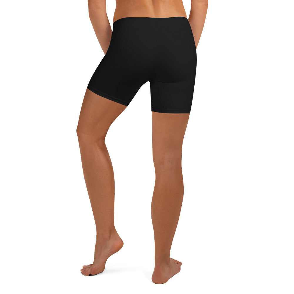 Godware Logo Yoga Shorts - Black/Pink