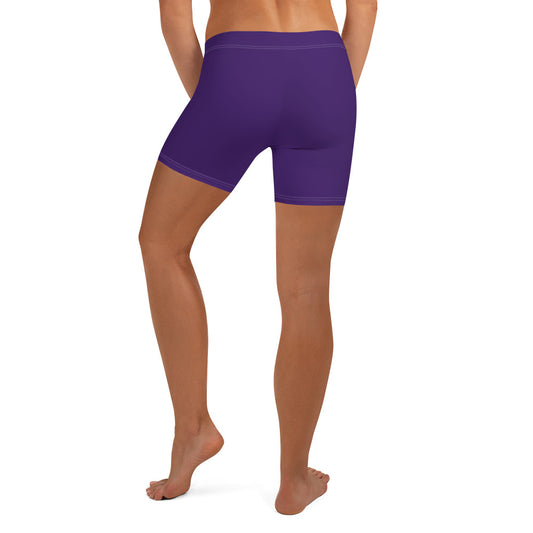 Godware Logo Yoga Shorts - Purple