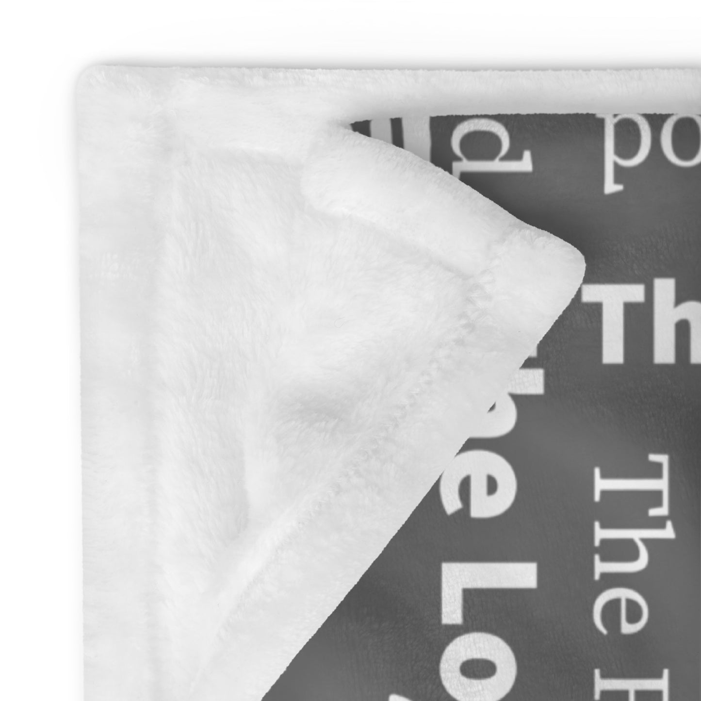 Attributes of God Velvety Soft Throw Blanket