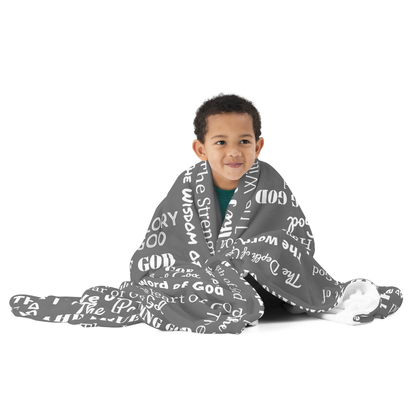 Attributes of God Velvety Soft Throw Blanket