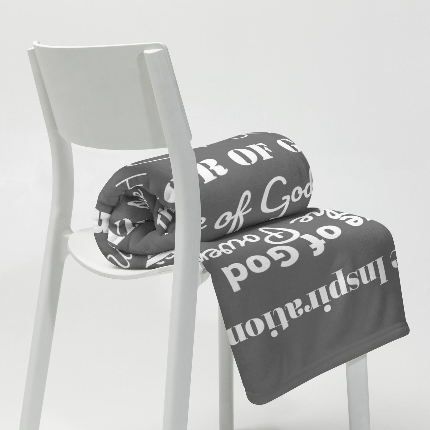 Attributes of God canvas wall decor - Dark grey