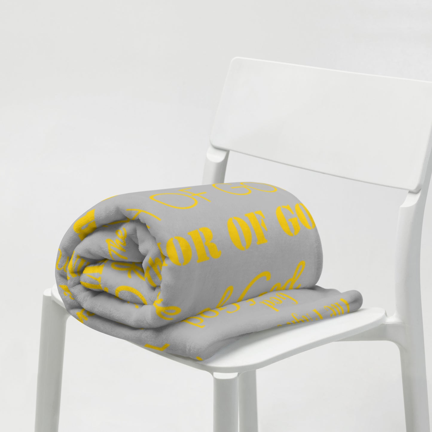 Attributes of God Ceramic Mug - Grey/Gold/White