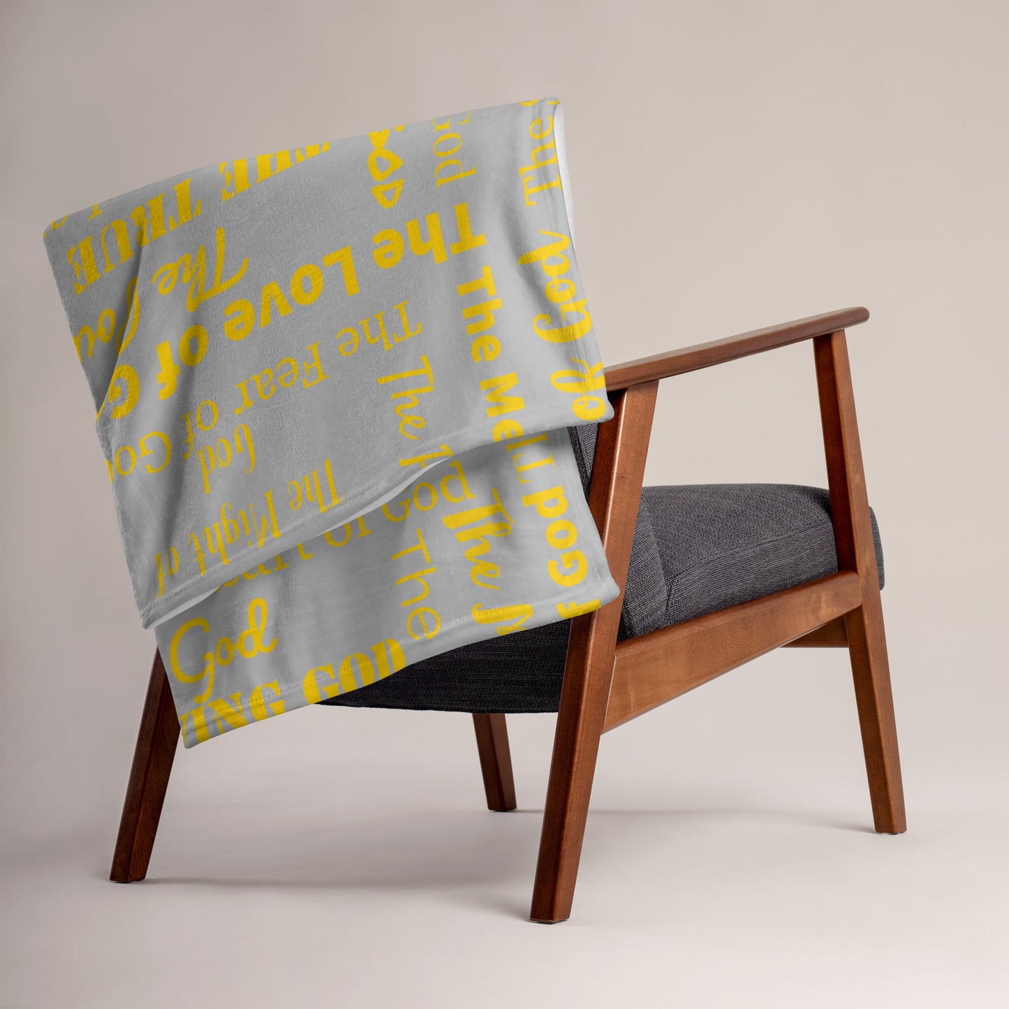 Attributes of God Velvety Soft Throw Blanket