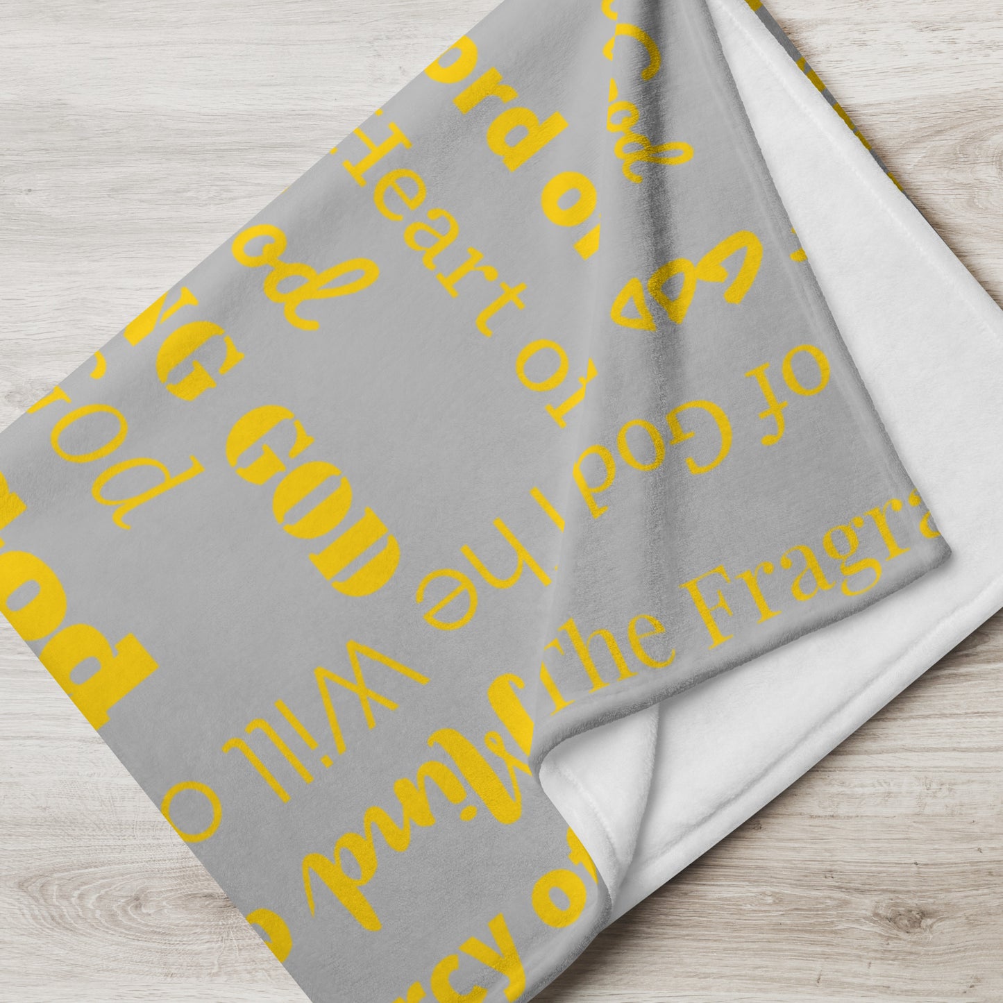 Attributes of God Velvety Soft Throw Blanket