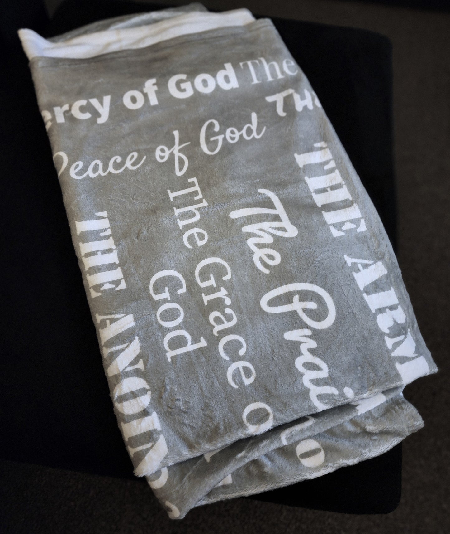 Attributes of God cork back coaster - Grey/White