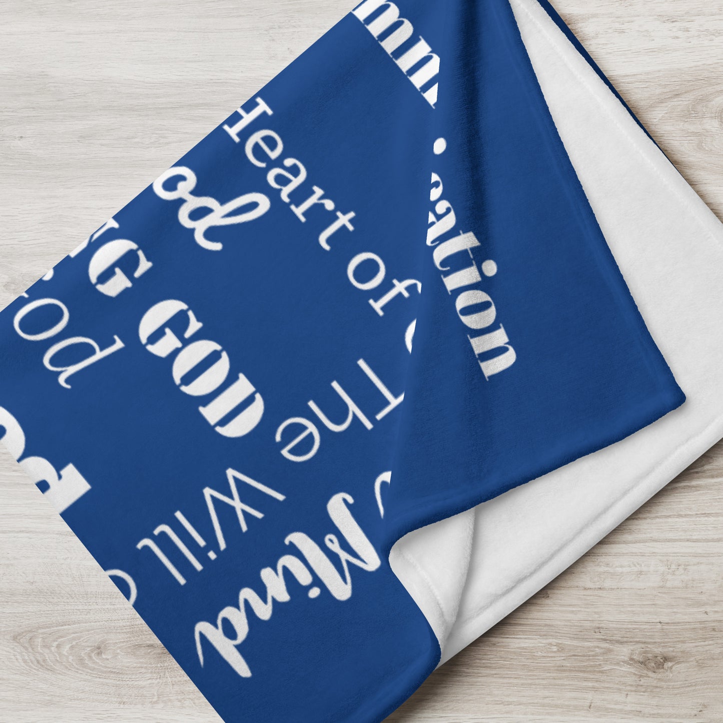 Attributes of God Velvety Soft Throw Blanket
