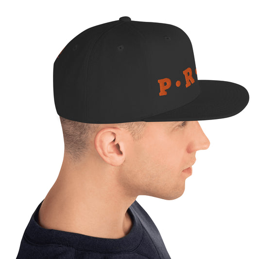 Pray - Classic Snapback Hat (Orange print)