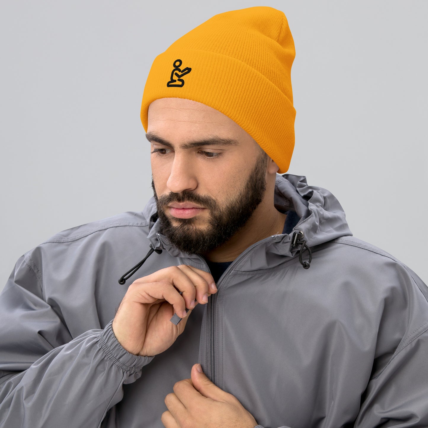Prayer Beanie - black print
