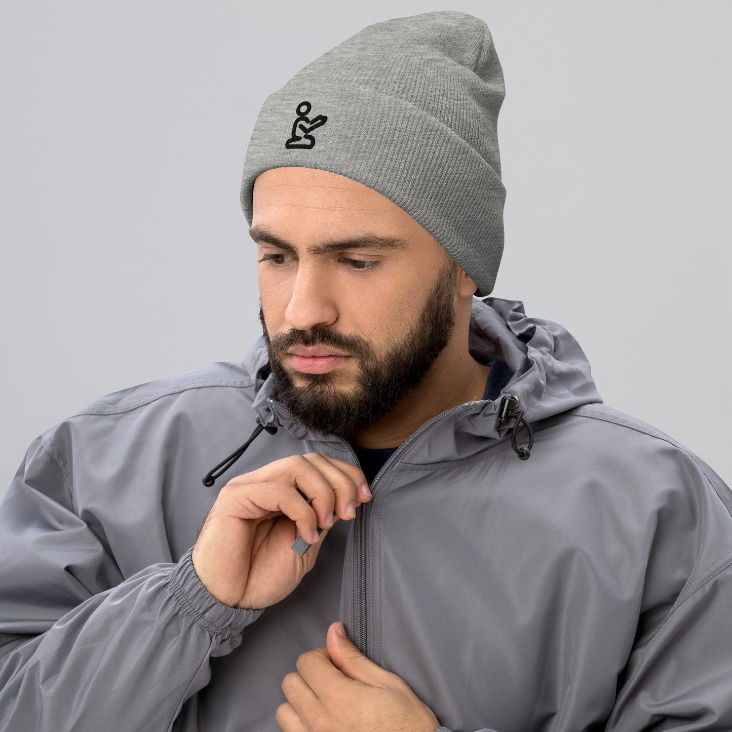 Prayer Beanie - black print
