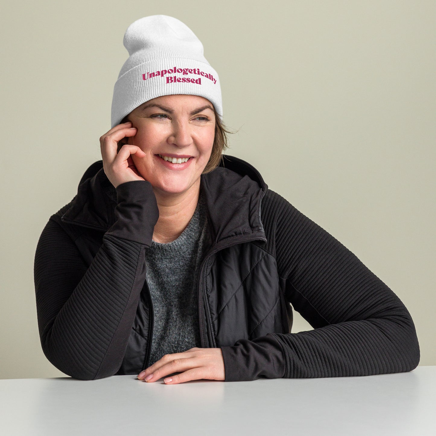Unapologetic Inspirational Beanie - Pk Prt