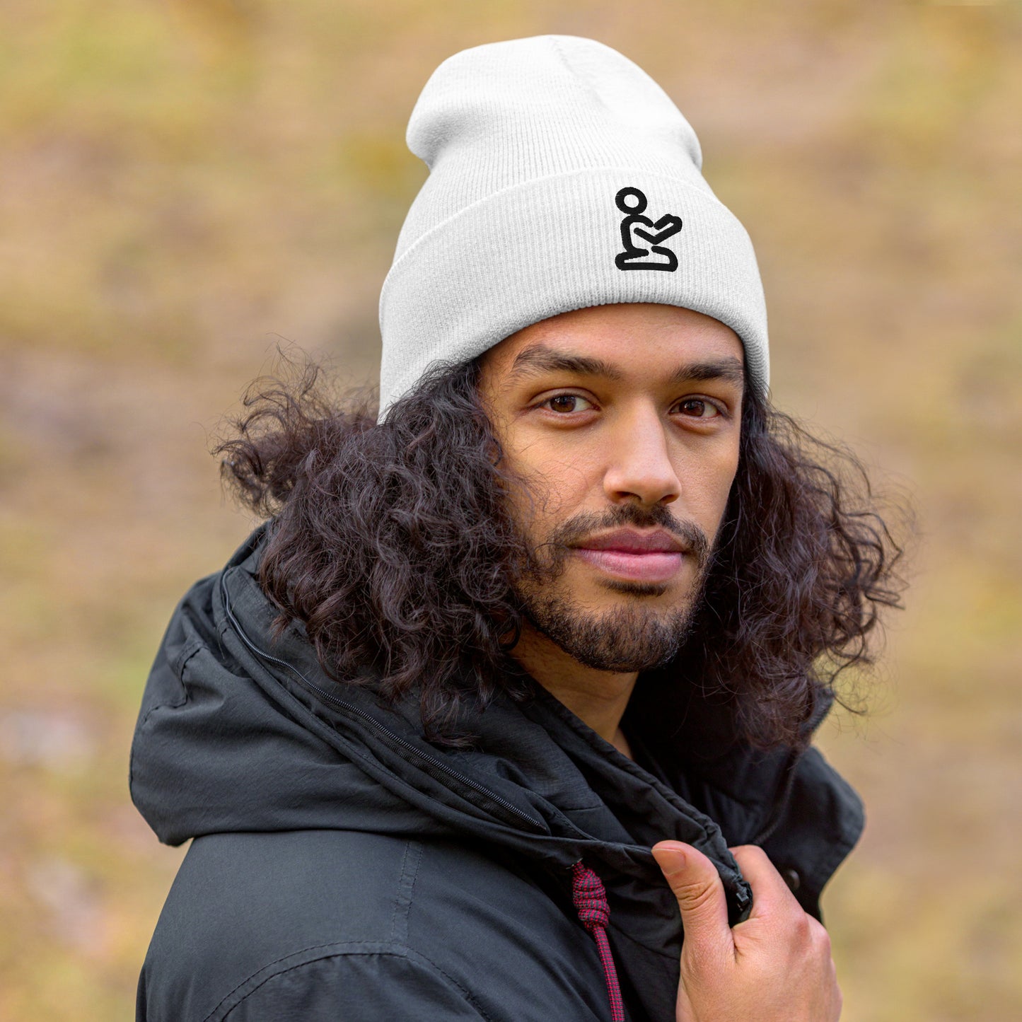 Prayer Beanie - black print