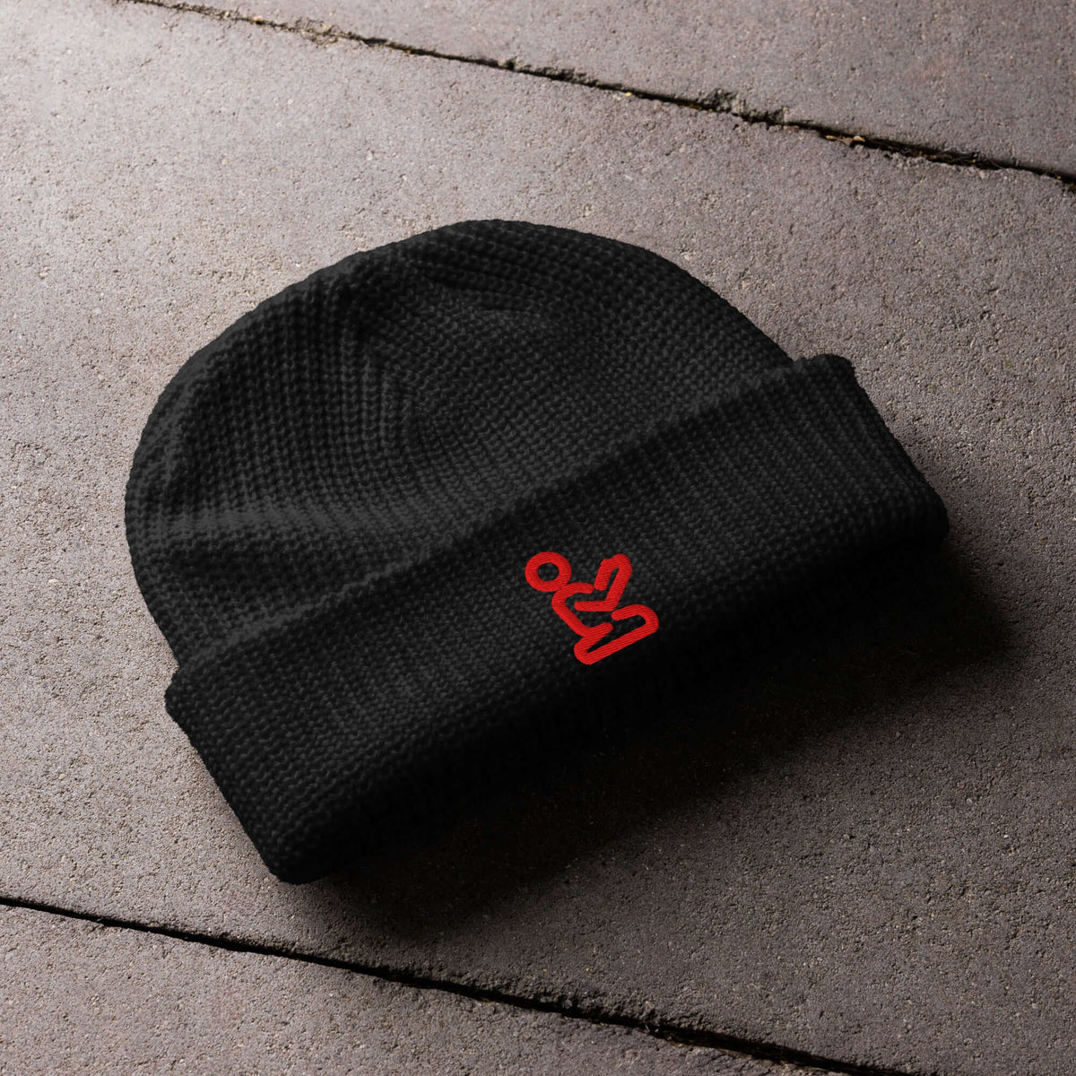 Pray Red Embroidered Christian Fisherman Beanie
