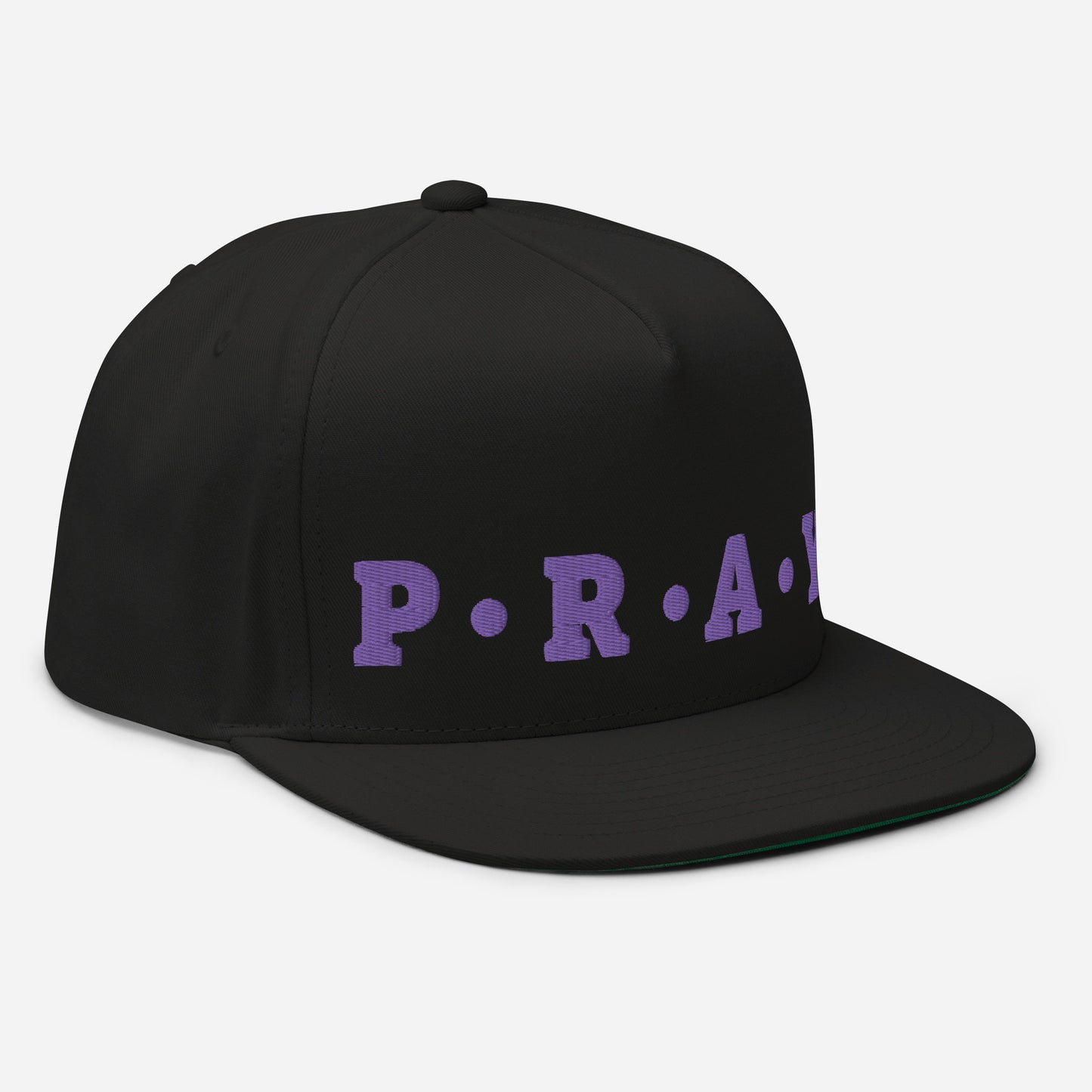 Pray - Flat Bill Cap (Purple)