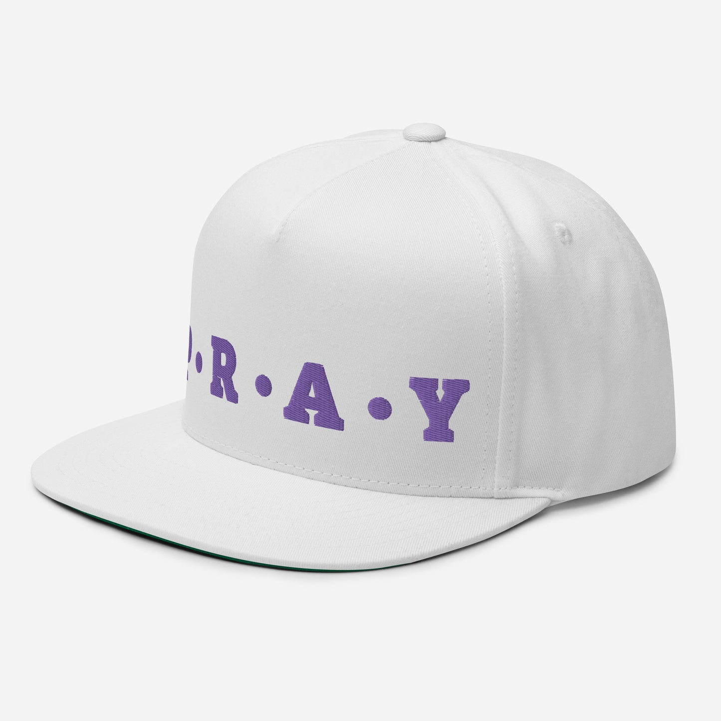 Pray - Flat Bill Cap (Purple)
