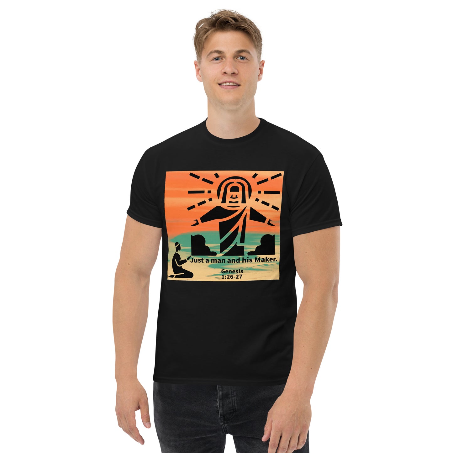Just a Man - Men's classic cotton t-shirt