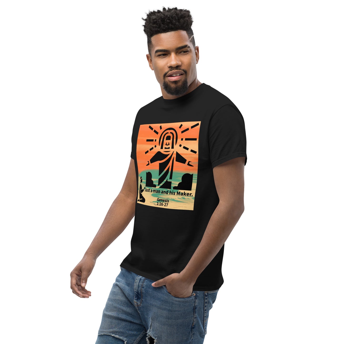 Just a Man - Men's classic cotton t-shirt