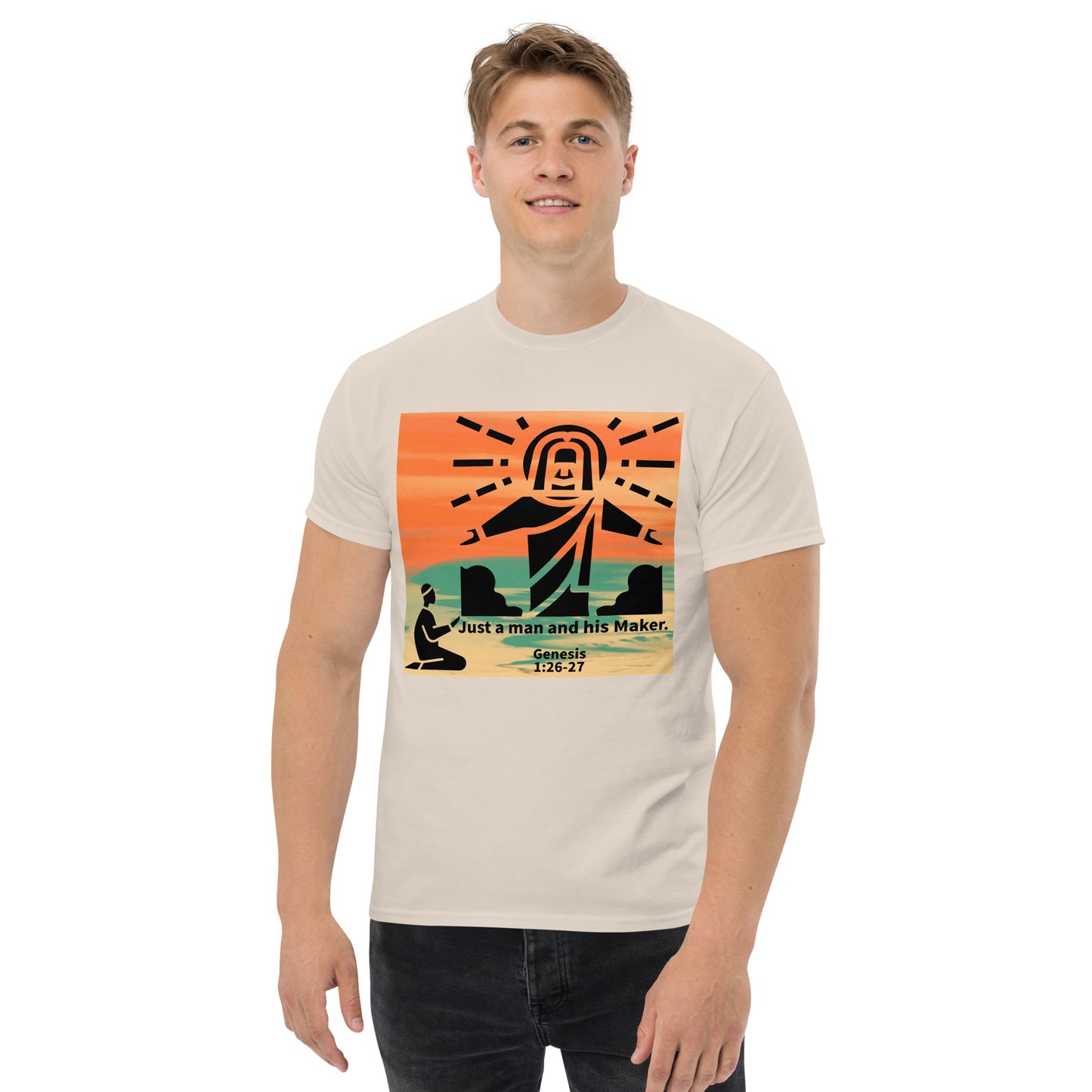 Just a Man - Men's classic cotton t-shirt