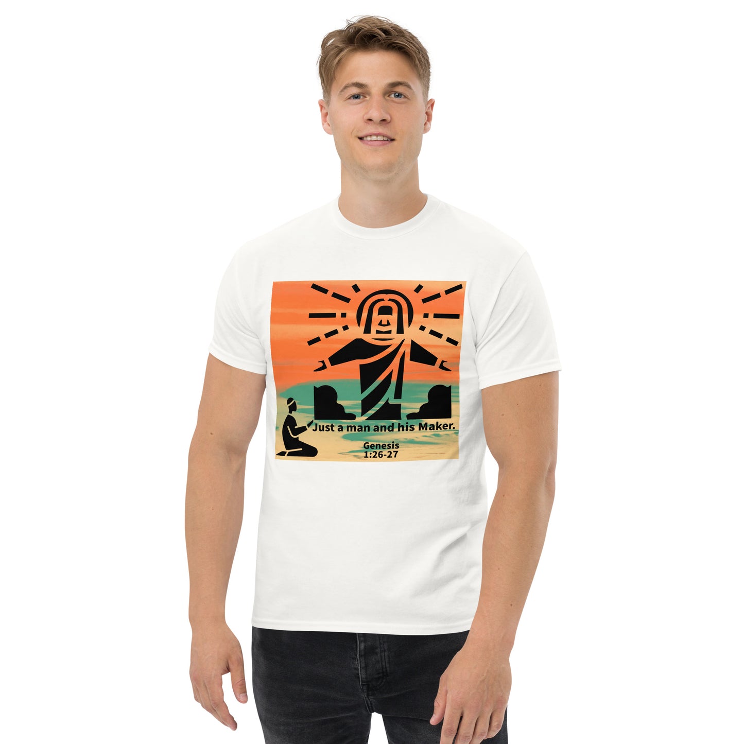 Just a Man - Men's classic cotton t-shirt