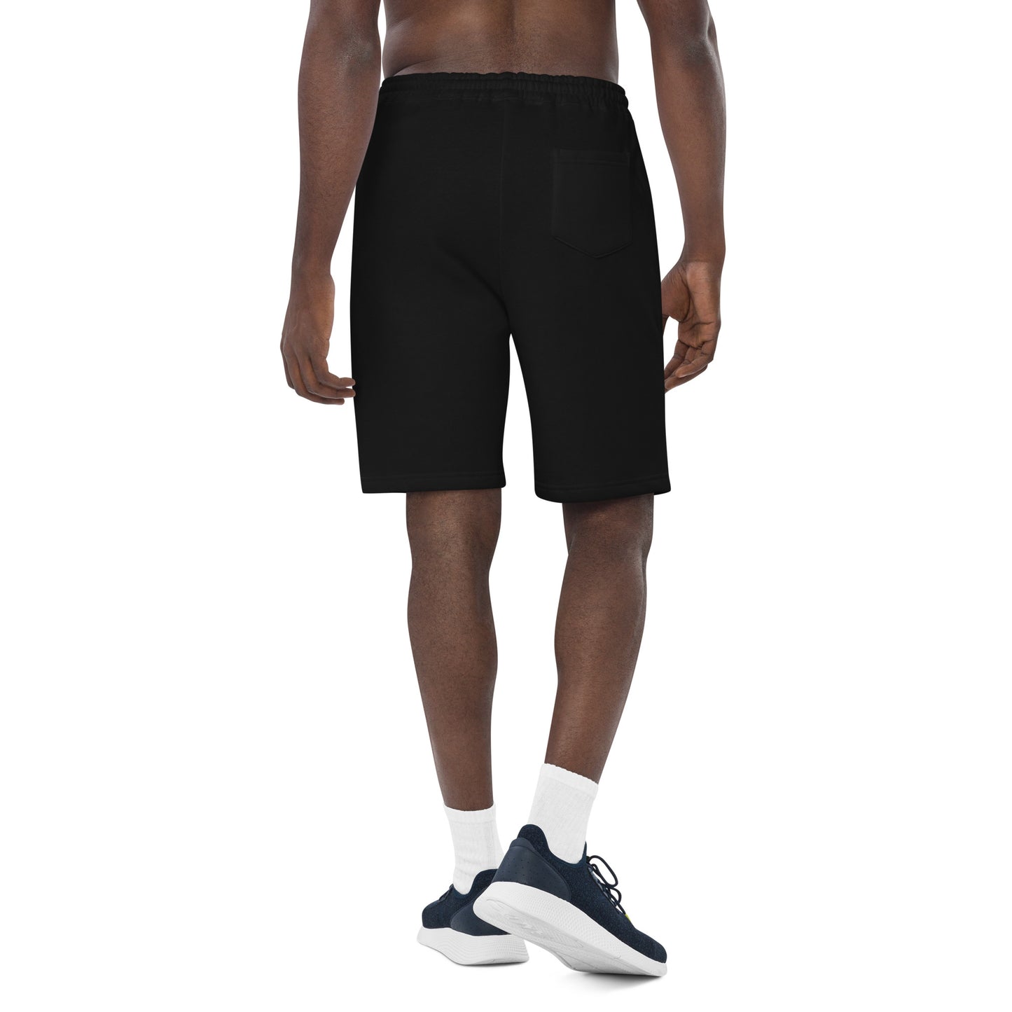 Godware logo cotton fleece shorts (grey print)