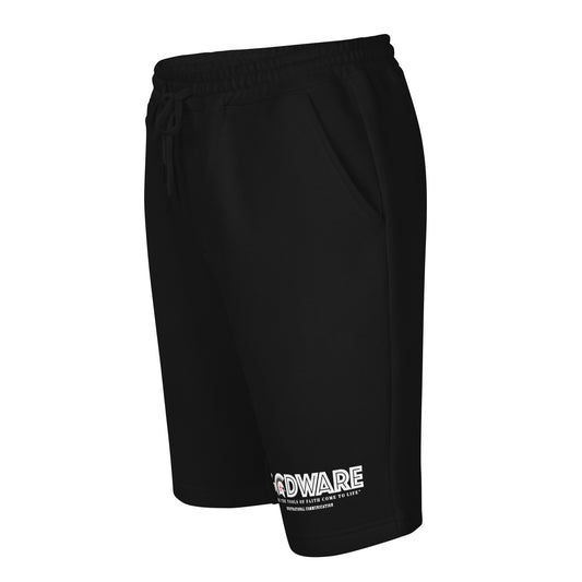 Godware Logo cotton shorts (white print)