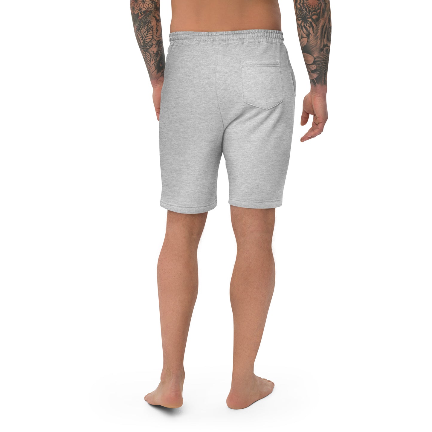Godware Logo cotton fleece shorts (wine print)
