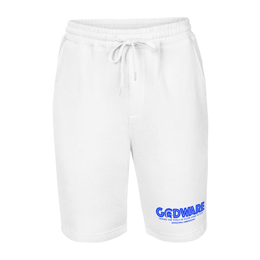 Godware Logo cotton shorts (royal print)