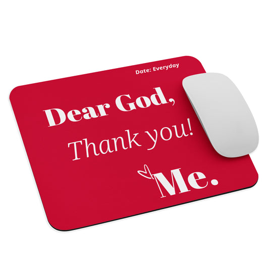 Dear God Mouse pad