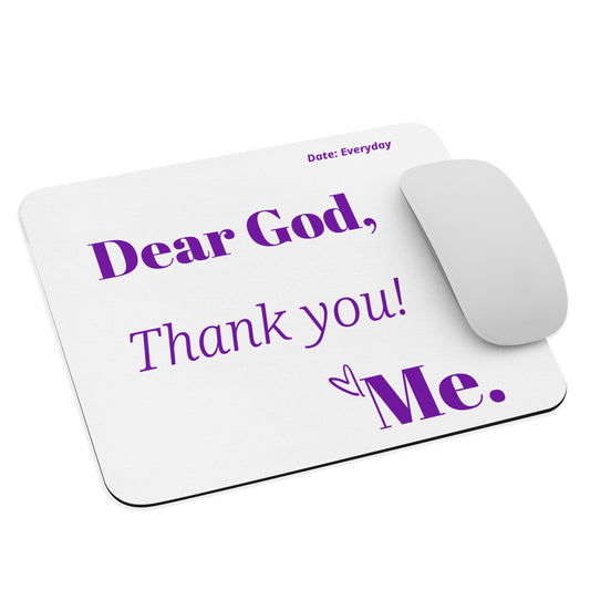 Dear God Mouse pad