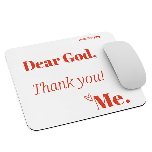 Dear God Mouse pad