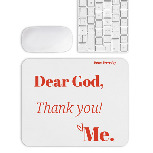 Dear God Mouse pad