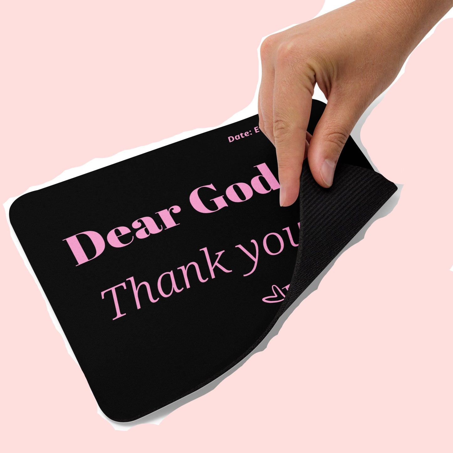 Dear God Mouse pad