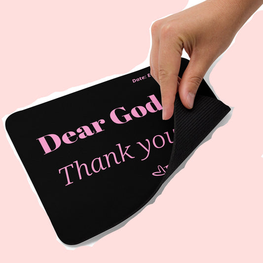 Dear God Mouse pad