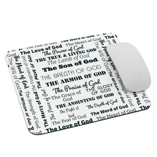 Inspirational Mouse Pad - Attributes of God