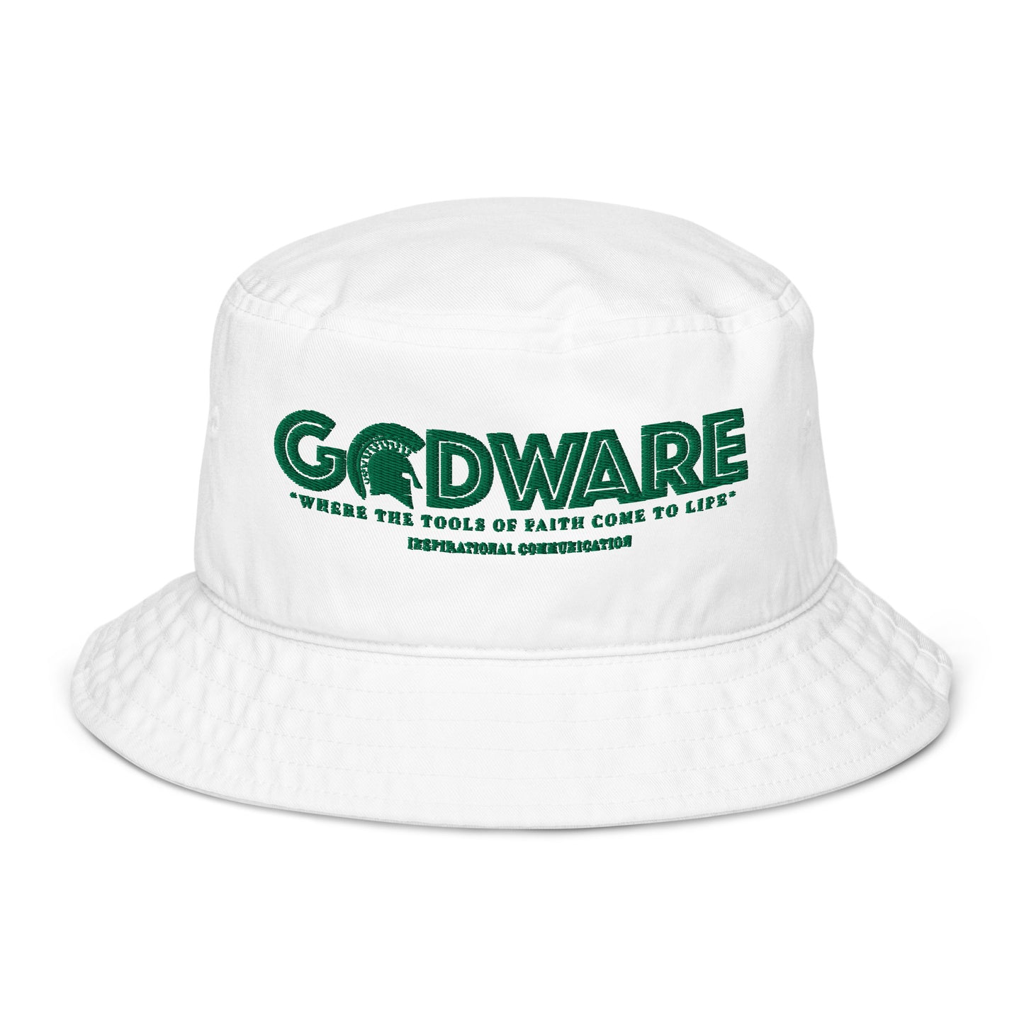 Godware Unisex Organic bucket hat - Green print